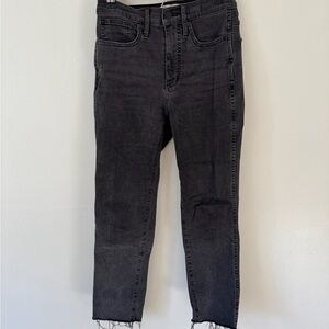 Madewell Charcoal Ankle Jeans
